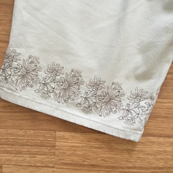 Gloria Vanderbilt Khaki Beige Capris Slimming 20W - Picture 5 of 11